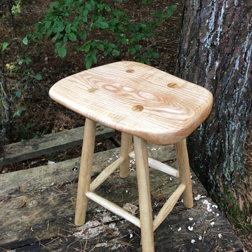 A beautifully finished stool